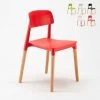 AHD AMAZING HOME DESIGN Chaise Pour Salle à Manger Bar Design Moderne Belloch Barcellona | Rouge -banc et tabouret Soldes Boutique 9425602 1