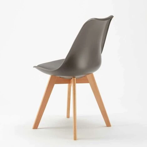 AHD AMAZING HOME DESIGN Chaise Avec Coussin Scandinave NordicaTulip Bar Et Salle à Manger | Gris 6 AHD AMAZING HOME DESIGN Chaise Avec Coussin Scandinave NordicaTulip Bar Et Salle à Manger | Gris – Image 4