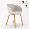 AHD AMAZING HOME DESIGN Chaise Design Scandinave Dexer Pour Cuisine Bar Et Salle à Manger | Gris