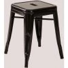 Tabouret Bas En Acier LIX SKLUM Acier - Noir 1 Tabouret Bas En Acier LIX SKLUM Acier - Noir -banc et tabouret Soldes Boutique 9762337 1